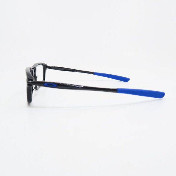 Oakley OX1100 0351 51mm Satin Black/Royal Blue New Rectangular Eyeglasses. - Picture 6 of 8